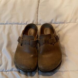 Birkenstock Tobacco oiled Leather Mules